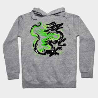 Aromantic Flag Dragon Hoodie